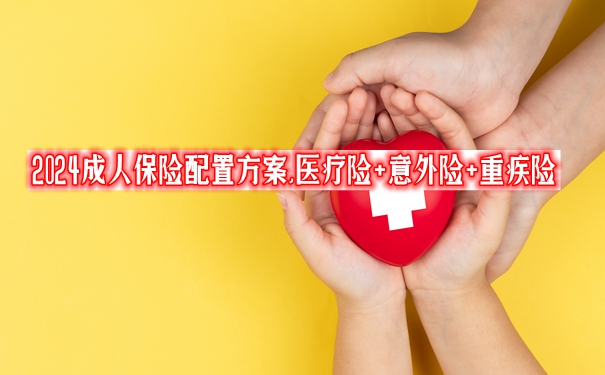 2024成人保险配置方案医疗险+意外险+重疾险(图1)
