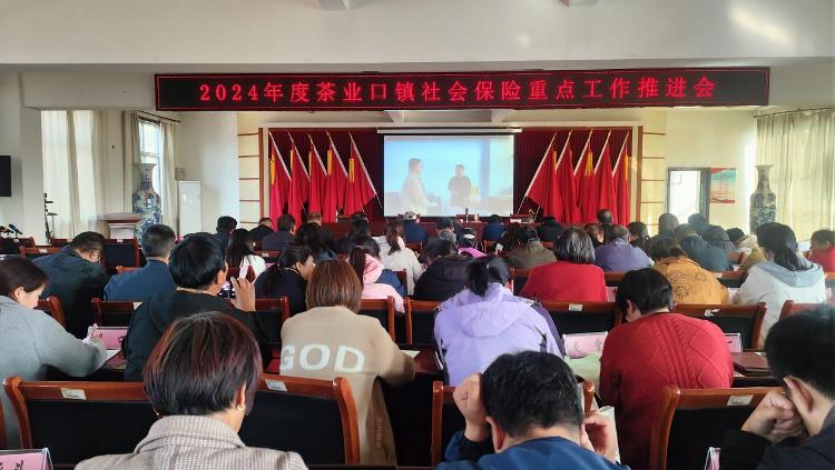 茶业口镇举办2024年度社会保险重点工作推进会(图1)