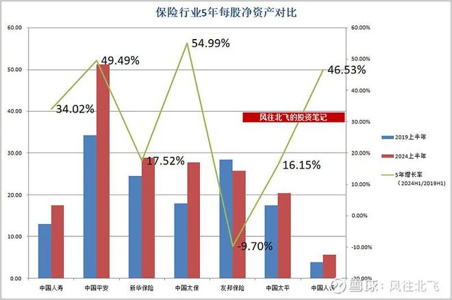 保险板块2024半年报数据横向对比(图6)
