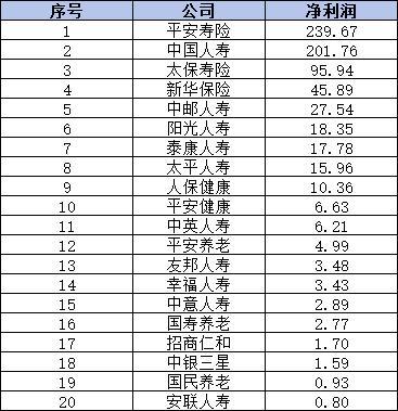 2024年中国前二十名保险公司有哪些？从四个方面来看(图1)